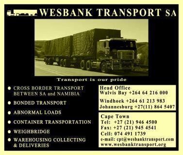 Wesbank Transport (Pty) Ltd