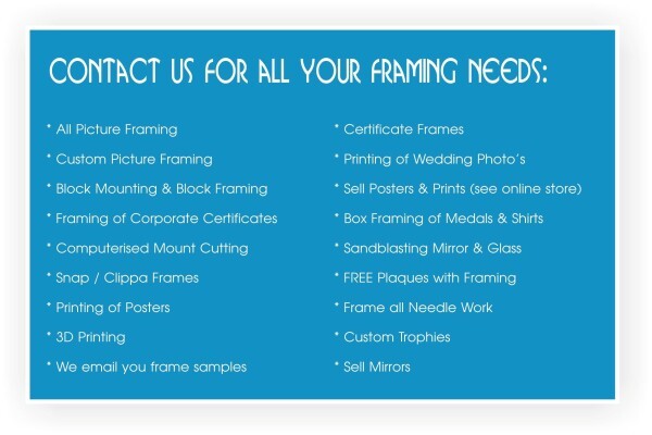 Picture Framing Warehouse CC