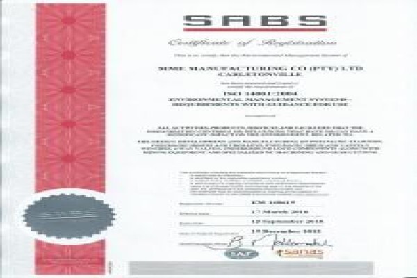 M M E Manufacturing Co (Pty) Ltd