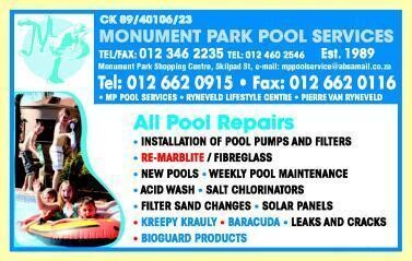 Monument Park Pool Services CC
