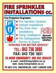 Fire Sprinkler Installations CC