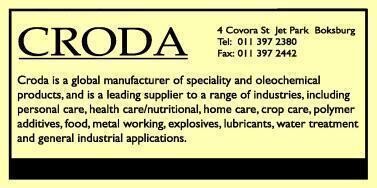 Croda Chemicals (Sa) (Pty) Ltd
