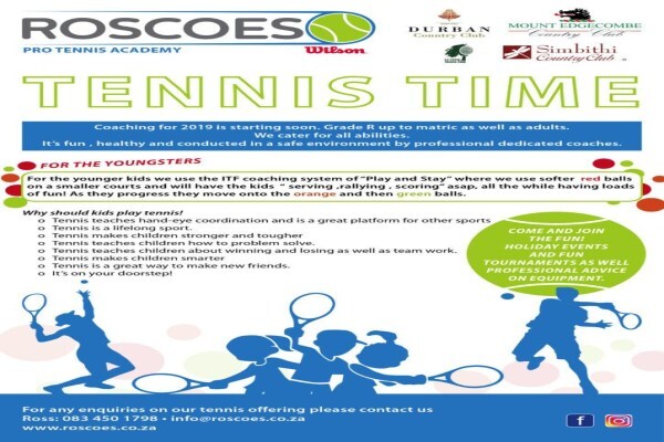 Roscoe's Pro Shop & Tennis Academy