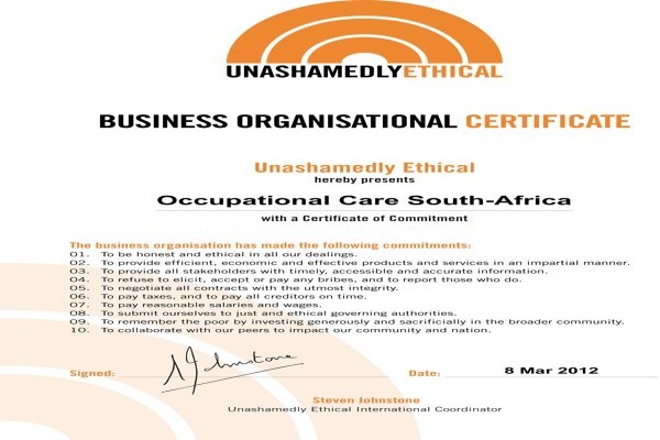 Occupational Care South Africa