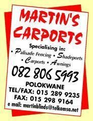 Martin's Blinds & Carports