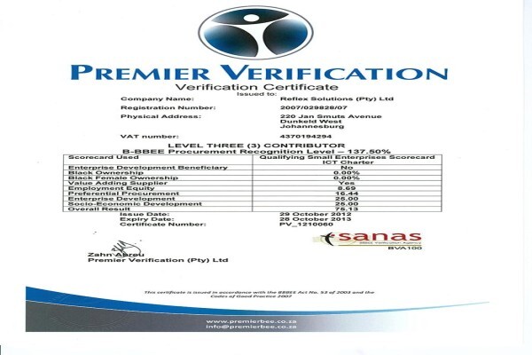 Reflex Solutions CC