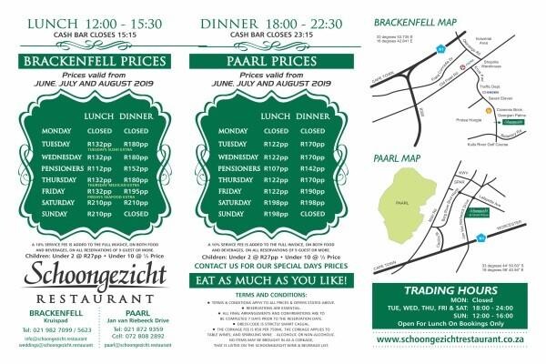 Schoongezicht Restaurant