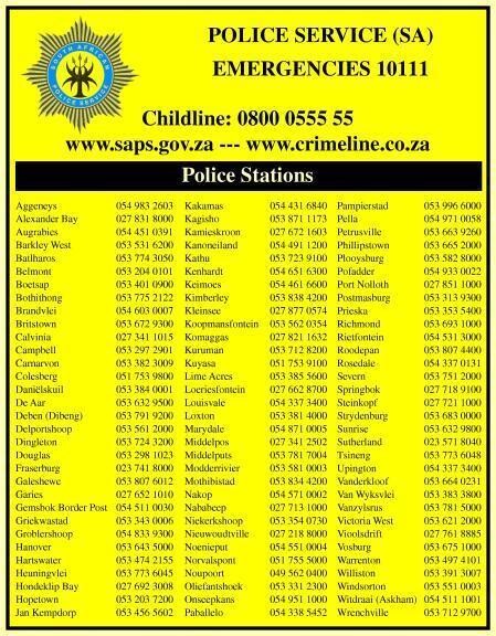 Police Service (SA) (Kimberley).