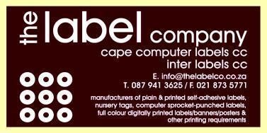Cape Computer Labels CC