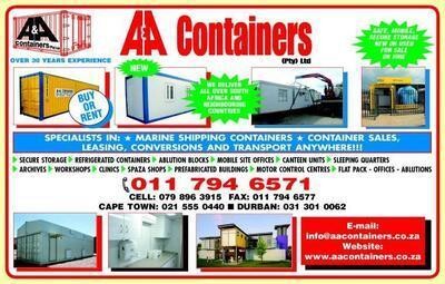 A & A Containers (Pty) Ltd