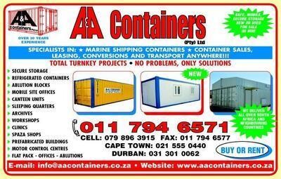 A & A Containers (Pty) Ltd