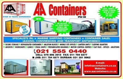 A & A Containers (Pty) Ltd