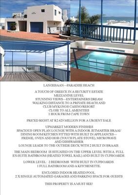 Wild Coast Properties-Langebaan