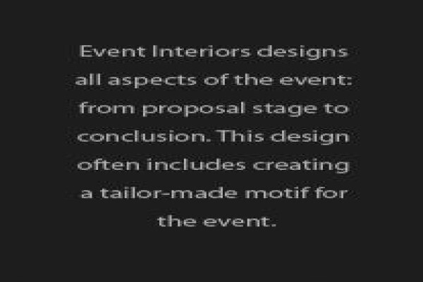 Event Interiors CC