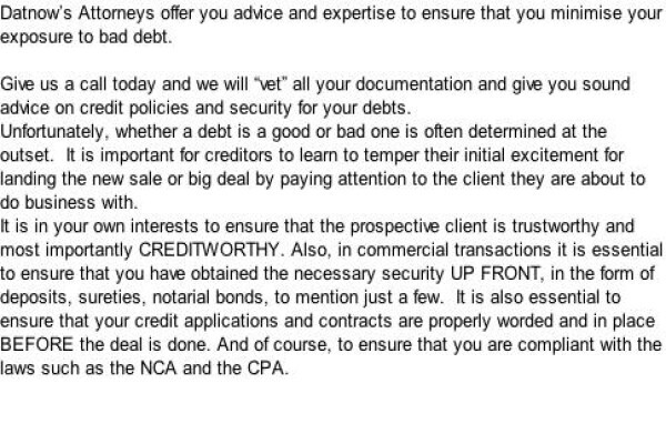 Datnow's Attorney