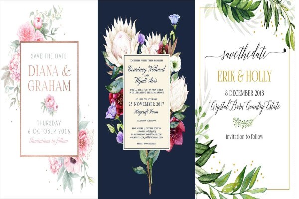 Fuchsia Wedding Stationery Design