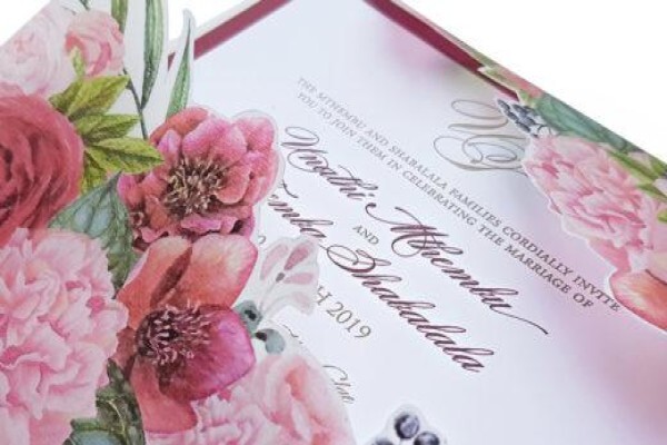 Fuchsia Wedding Stationery Design