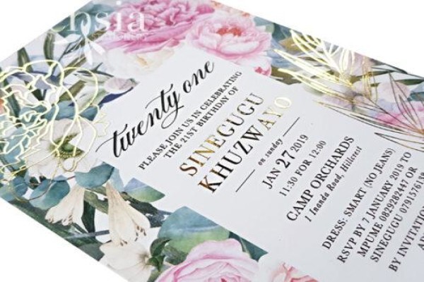 Fuchsia Wedding Stationery Design
