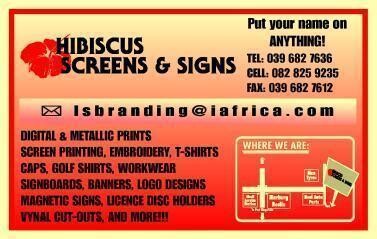 Hibiscus Screens & Signs