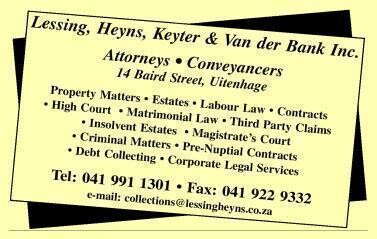 Lessing Heyns Keyter & Van Der Bank Inc