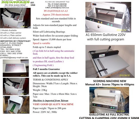Printfast Printing Equipment