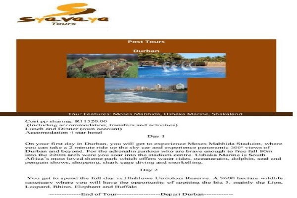 Syavaya Travel & Tours