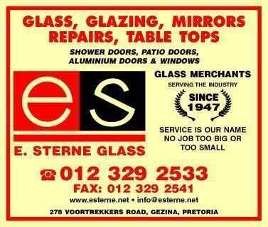 E Sterne Glass, Repairs, Showers