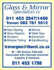 Glass & Mirror Specialists Cc