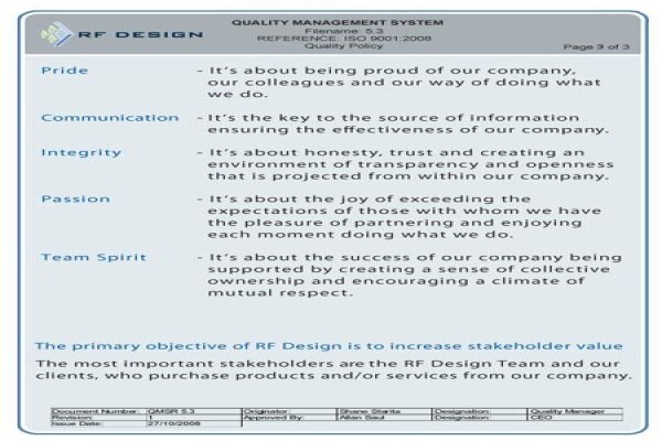 R F Design BK