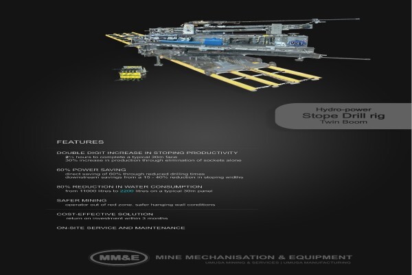 Mine Mechanisation & Umusa Mining