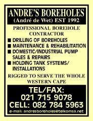 Andre's Wellpoints & Boreholes CC
