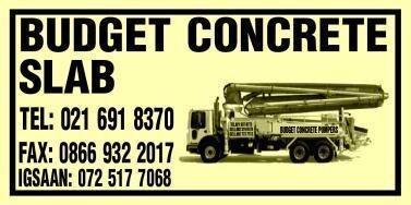 Budget Concrete Slab (Pty) Ltd
