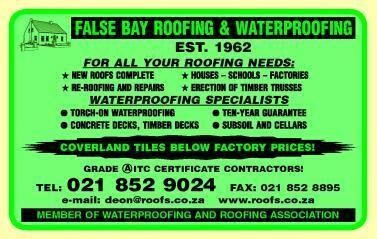 False Bay Roofing & Waterproofing