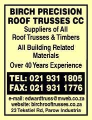 Birch Precision Roof Trusses CC