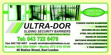 Ultra-Dor Sliding Security Barriers