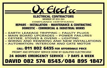 Ox Elect CC
