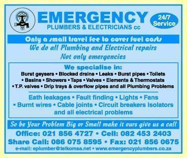 Emergency Plumbers & Electricians