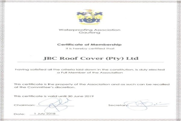 J B C Roof Cover