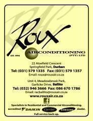 Roux Airconditioning (Pty) Ltd