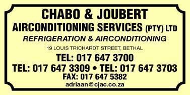 Chabo & Joubert Airconditioning Services (Pty) Ltd