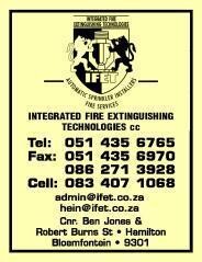 Integrated Fire Extinguishing Technologies CC
