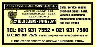 Progressive Crane Maintenance