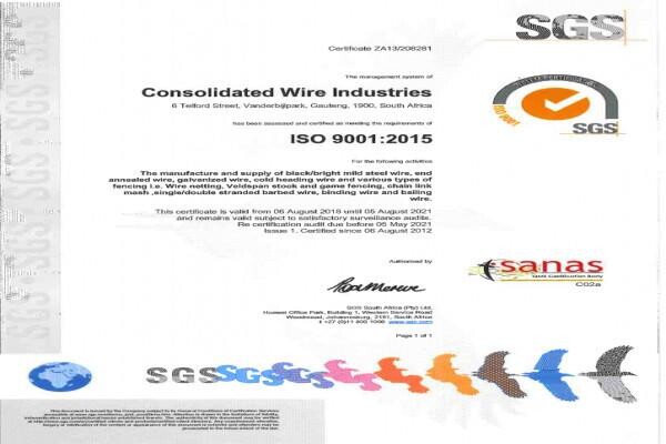 Consolidated Wire Industries (Pty) Ltd