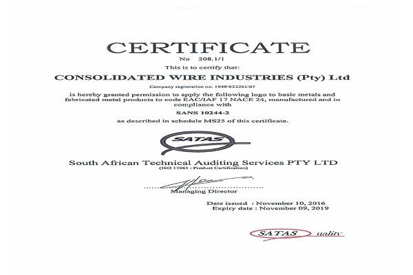 Consolidated Wire Industries (Pty) Ltd