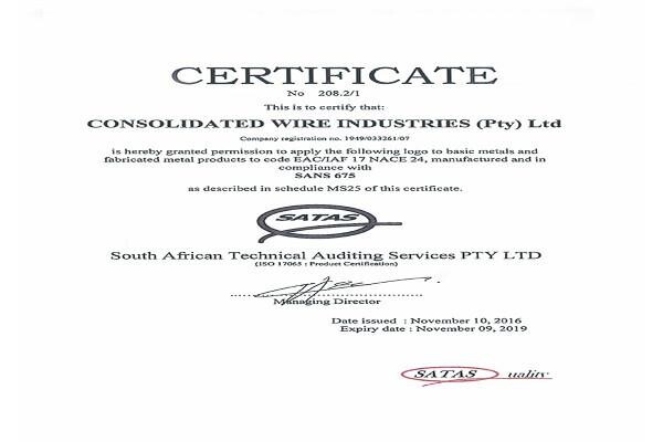 Consolidated Wire Industries (Pty) Ltd