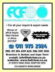Federal Clearing & Forwarding Co (Pty) Ltd