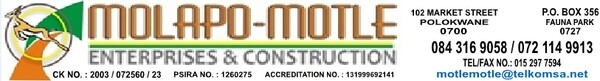 Molapo Motle Enterprise Construction