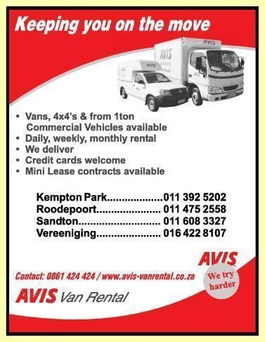 Avis Van Rental