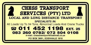 Chess Transport Services