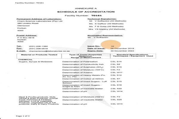 Chem-Science Laboratories (Pty) Ltd